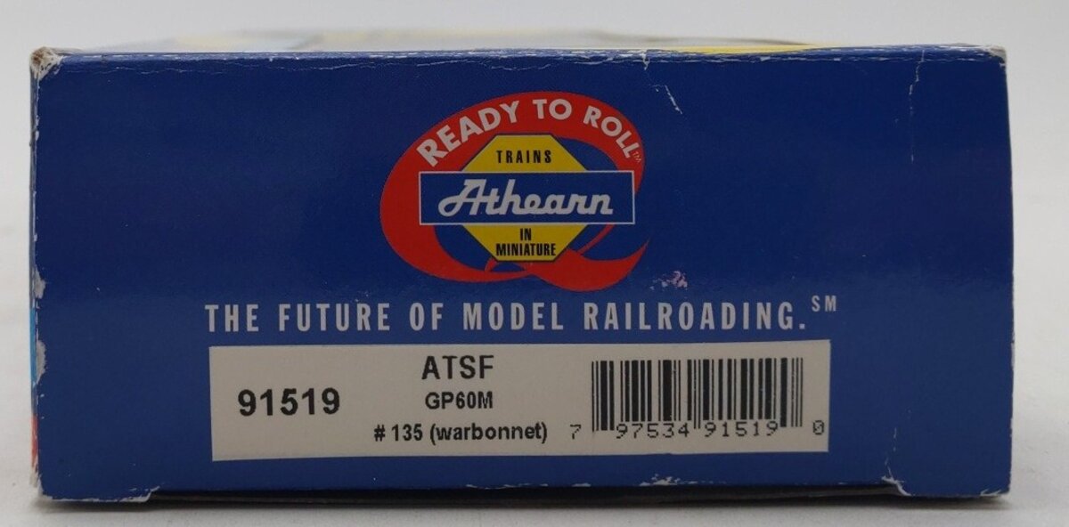 Athearn 91519 HO Scale ATSF EMD GP60M Diesel Locomotive #135 LN/Box