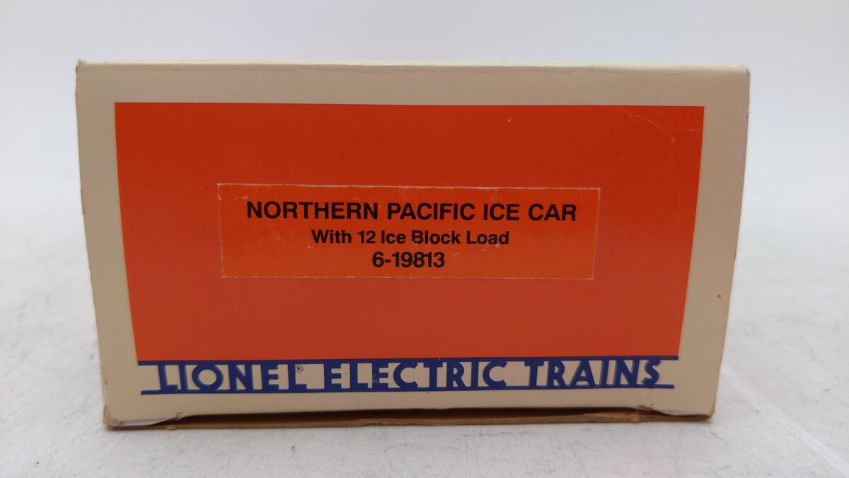 Lionel 6-19813 O Gauge Northern Pacific Operating Ice Car w/Ice Blocks NIB