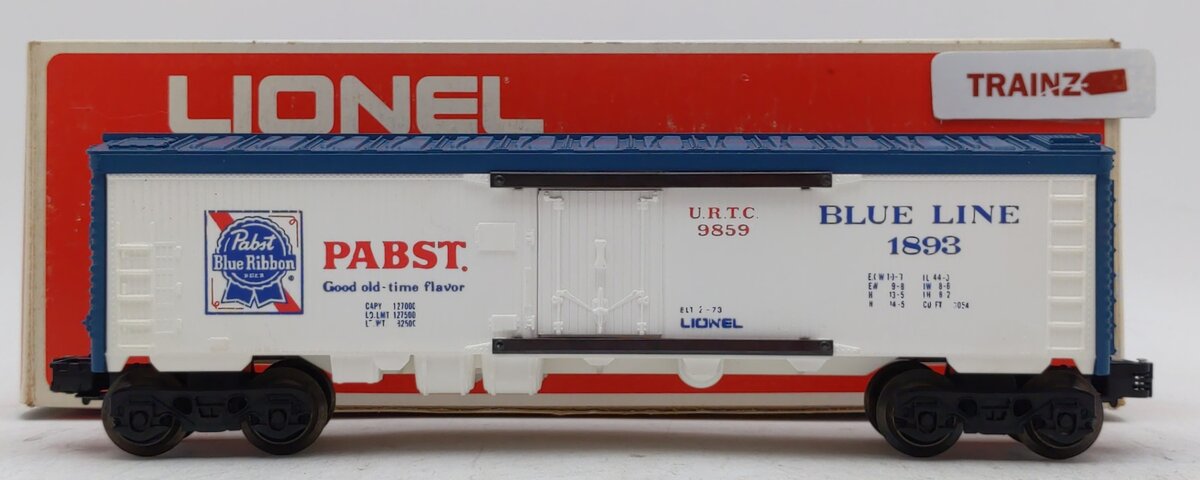 Lionel 6-9859 O Gauge Pabst Blue Ribbon Reefer #1893 LN/Box – Trainz