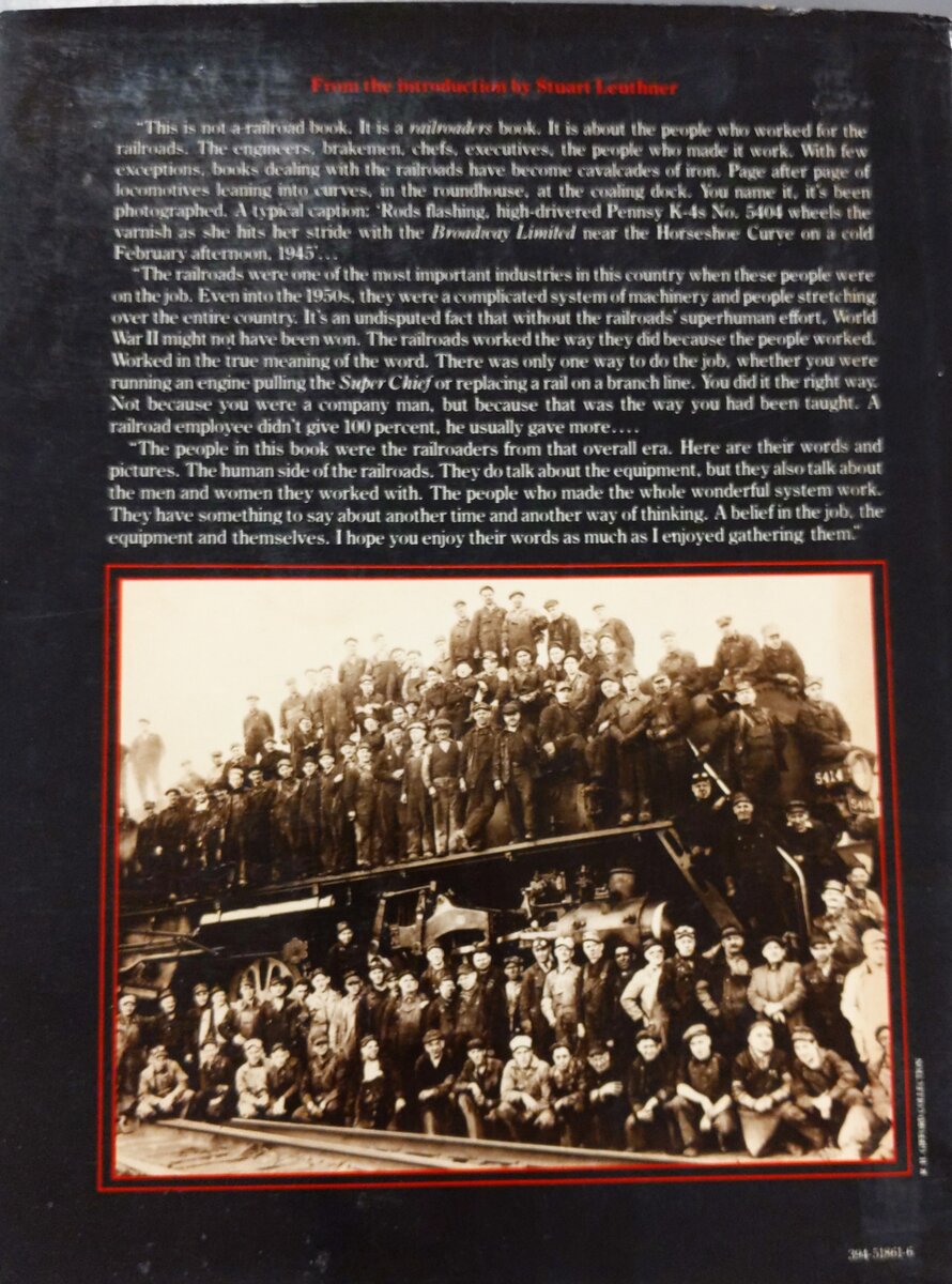 The Railroaders Hardcover Book By Stuart Leuthner VG