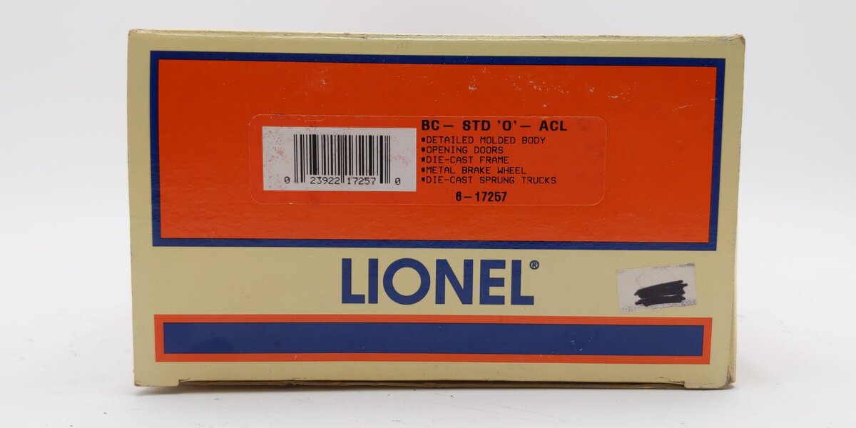 Lionel 6-17257 O Gauge Atlantic Coast Line Boxcar EX/Box