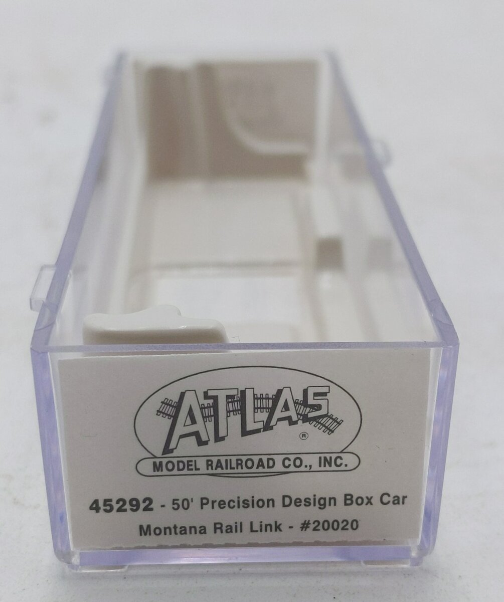 Atlas 45292 N Scale Montana Rail Link 50' Ribbed Boxcar #20020