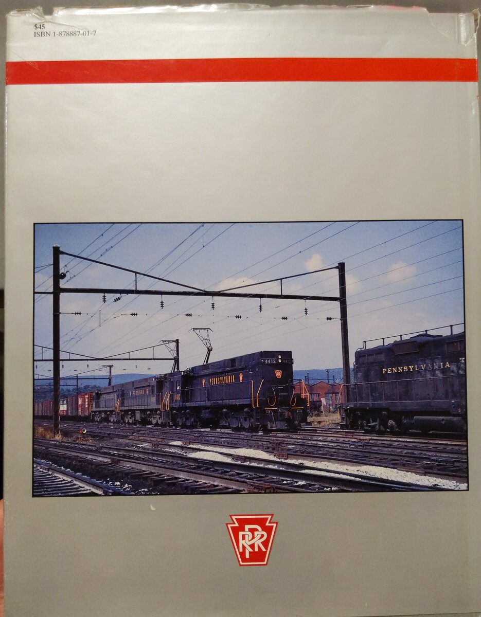 Pennsy Electric Years Hardcover Book by William D. Volkmer VG