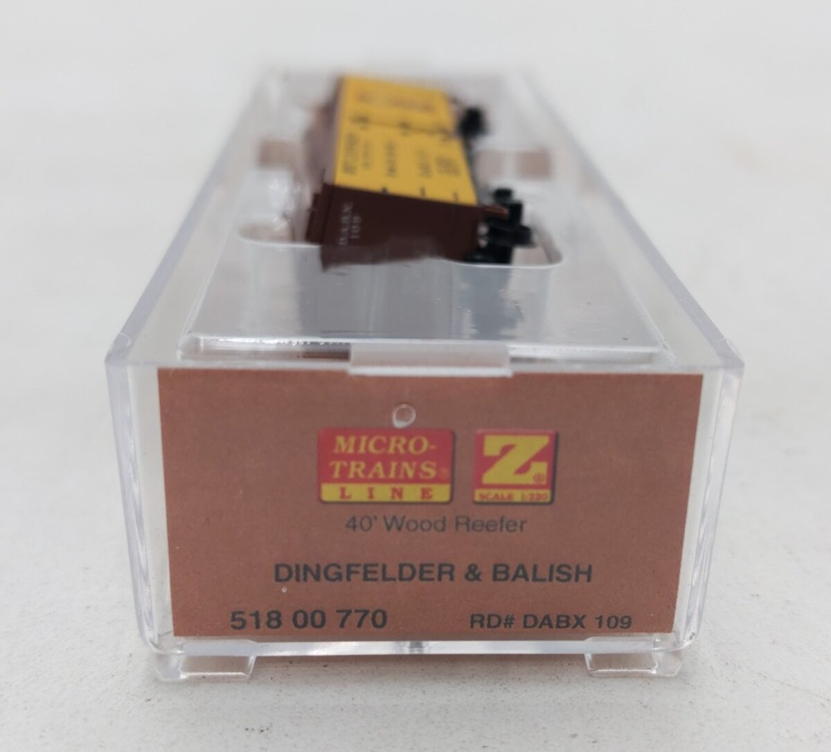 Micro-Trains 51800770 Z Dingfelder & Balish Wood Ice Reefer #109