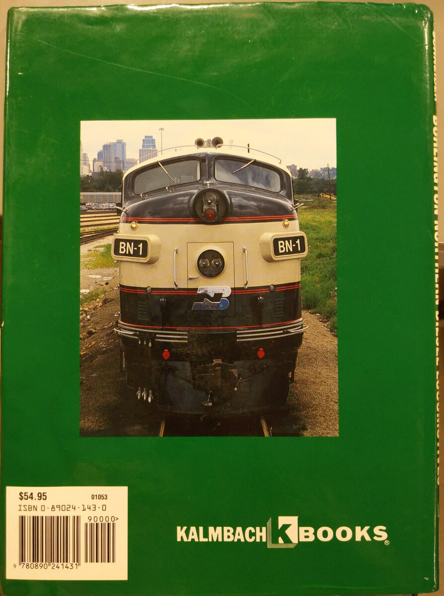 Burlington Northern Diesel Locomotives Hardcover Book By Paul D. Schneider VG