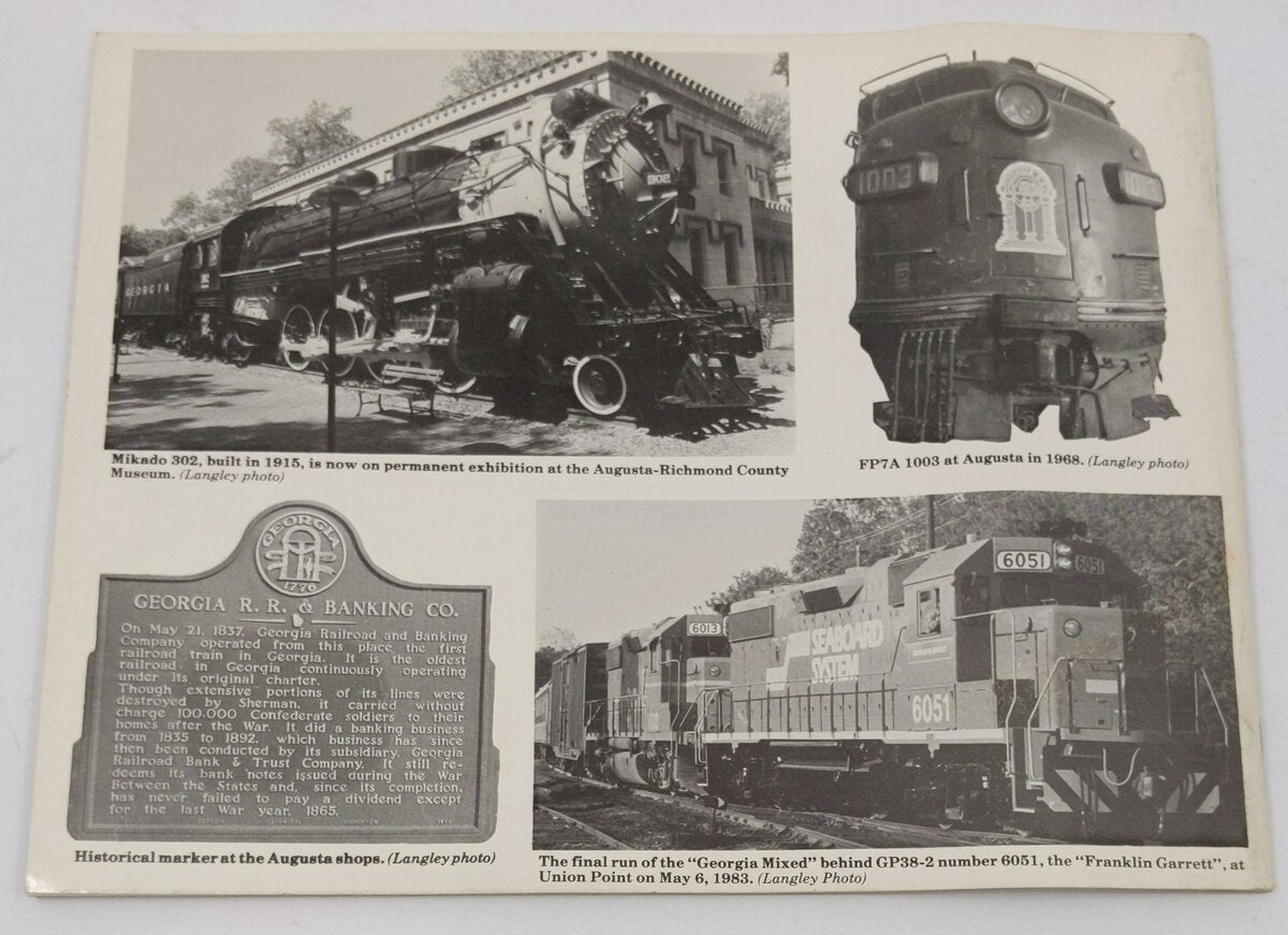 Georgia Railroad album Paperback Book By W. Forrest Beckum VG