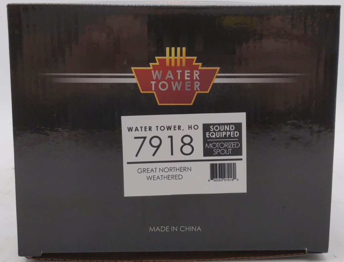 Broadway Limited 7918 HO GN Weathered Operating Water Tower with Sound
