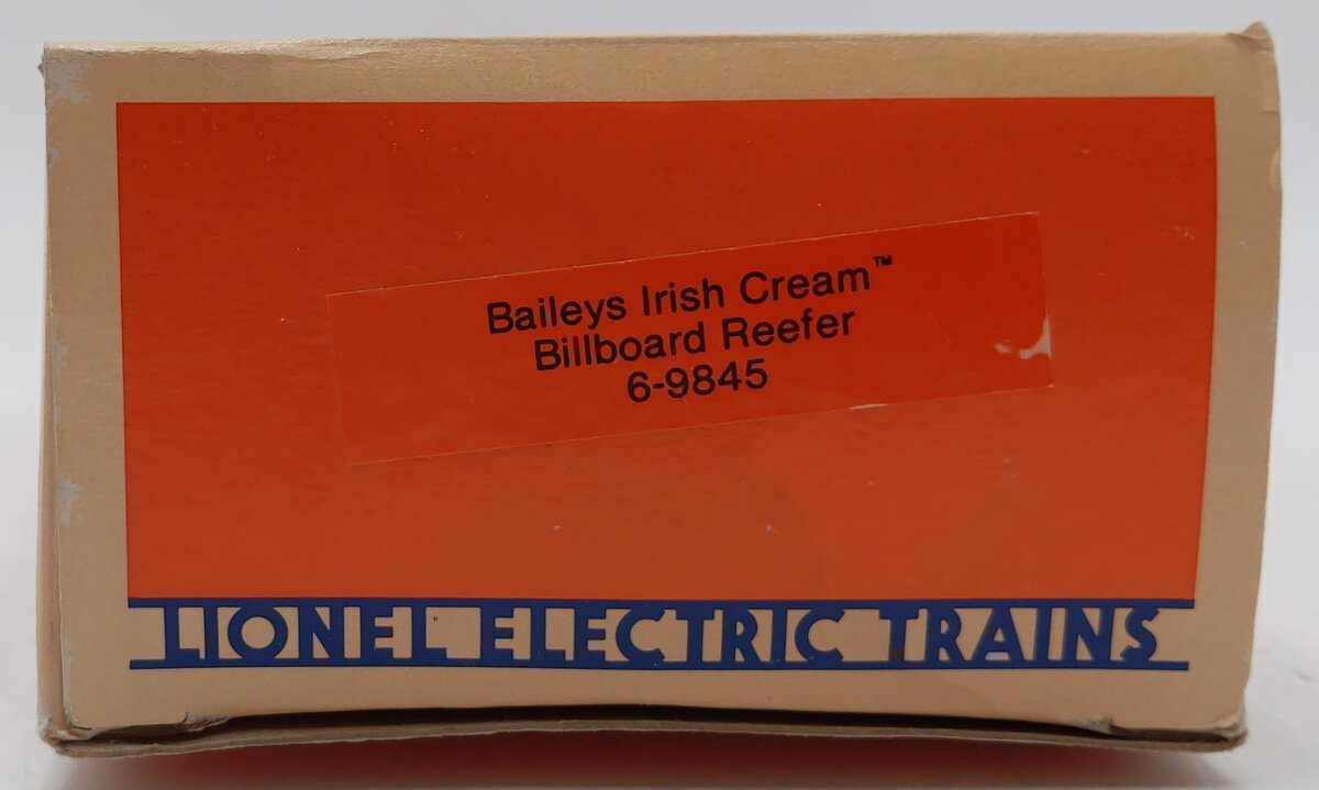 Lionel 6-9845 O Gauge Baileys Irish Cream Billboard Reefer Car #9845 EX/Box