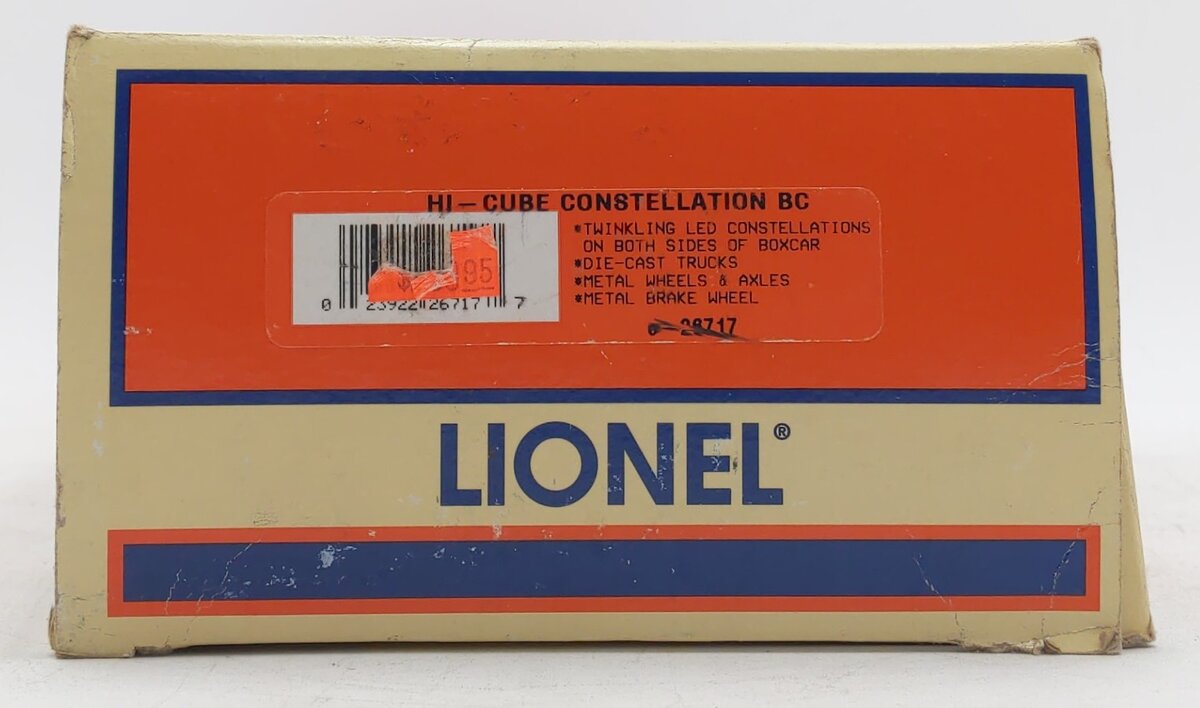 Lionel 6-26717 Orion Star Constellation Lighted Boxcar LN/Box