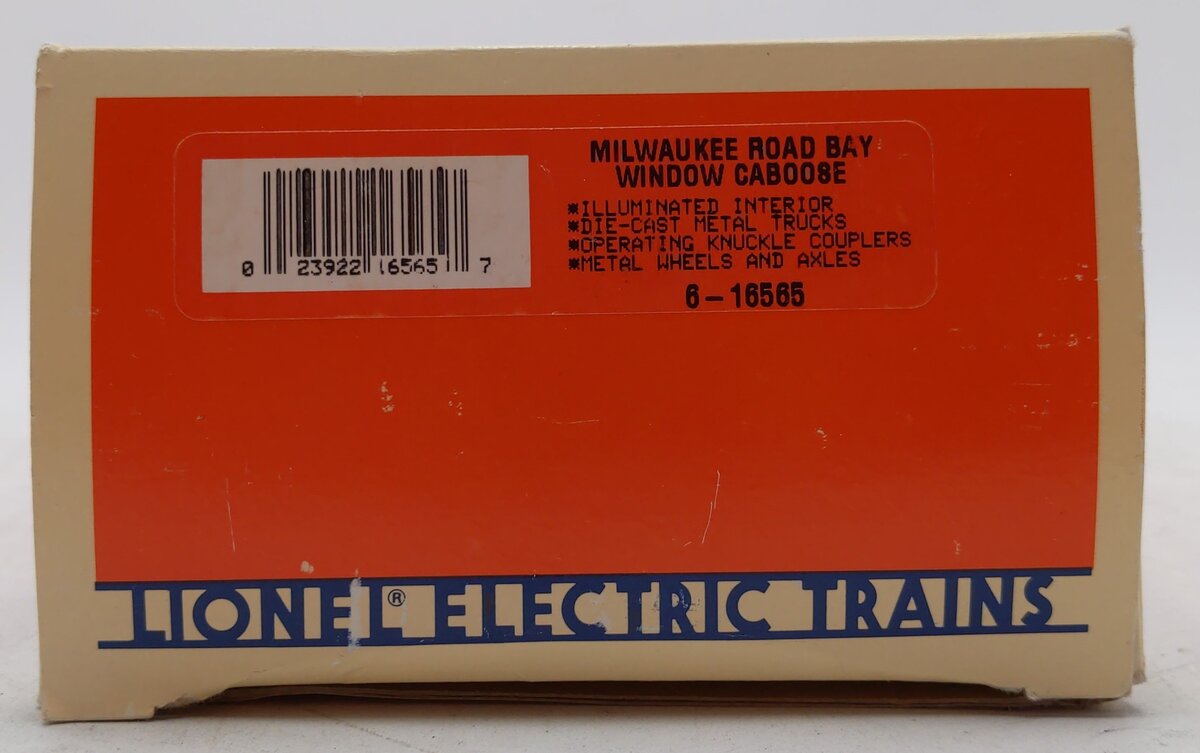 Lionel 6-16565 O Gauge Milwaukee Road Bay Window Caboose EX/Box