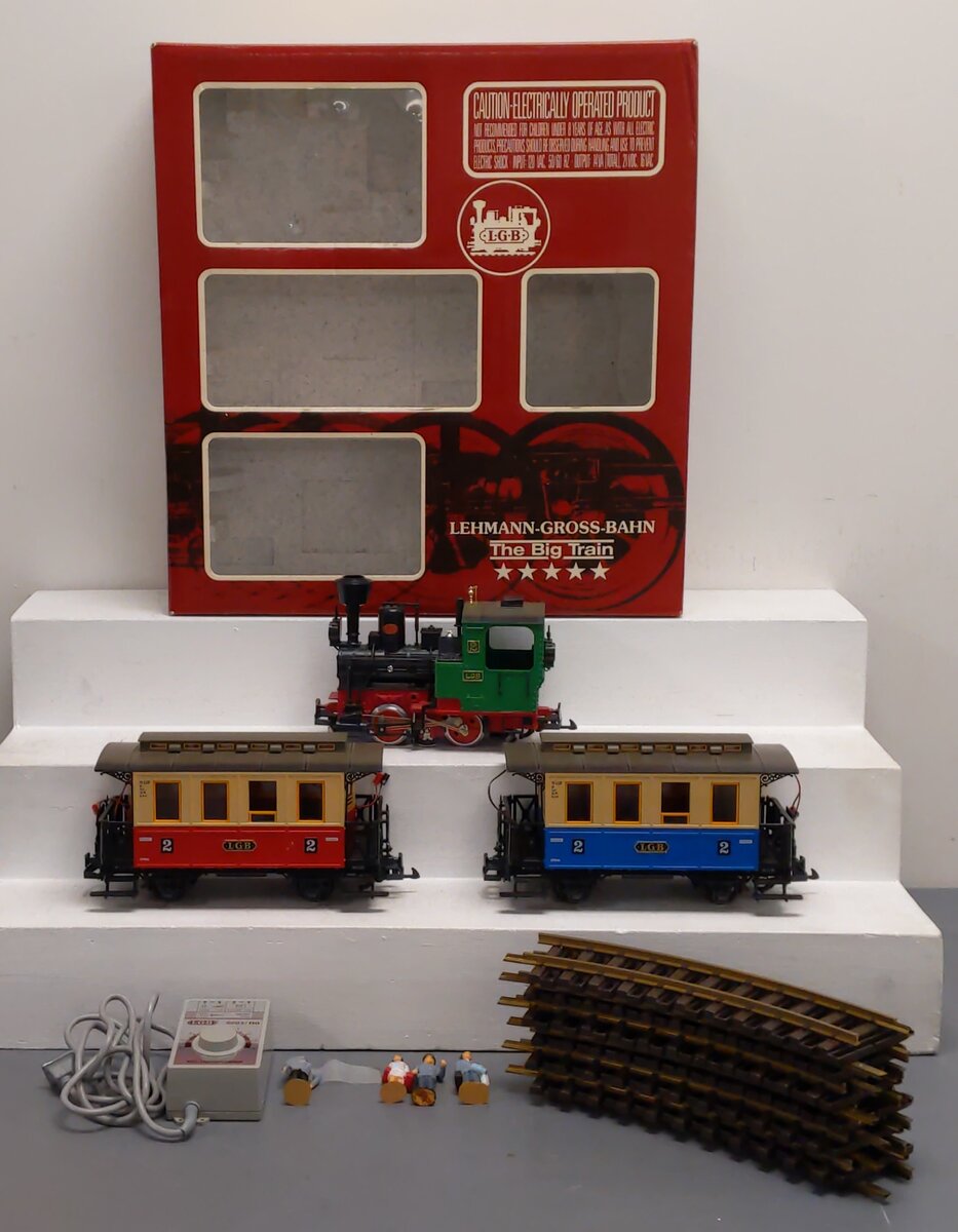 LGB 20301 G Scale Steam Passenger Train Set EX/Box – Trainz