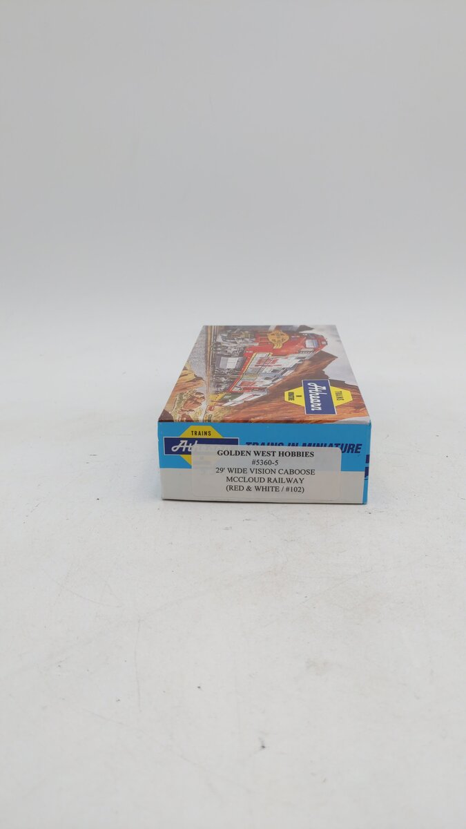 Athearn 5360-5 HO Scale 29' McCloud Railway Wide Vision Caboose #102