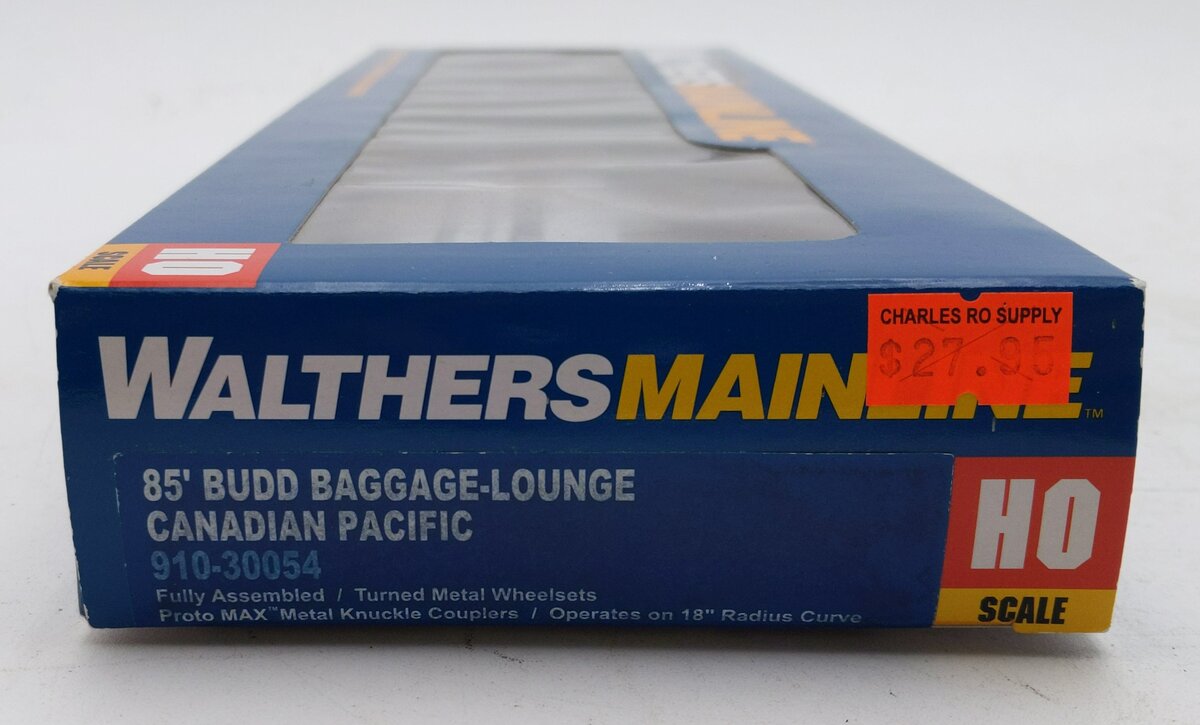 Walthers 910-30054 HO Scale Canadian Pacific 85' Budd Baggage-Lounge LN/Box