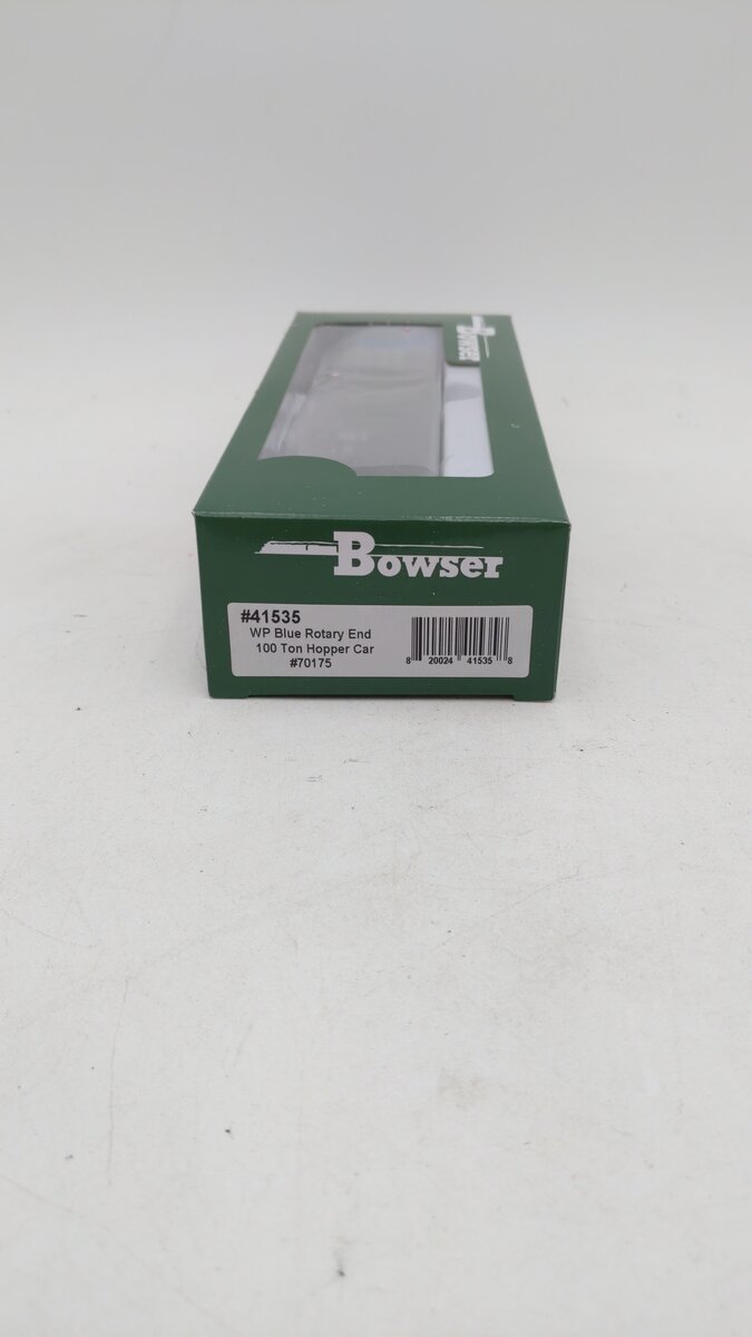 Bowser 41535 HO Western Pacific Blue Rotary End 100 Ton Hopper Car Kit # 70175