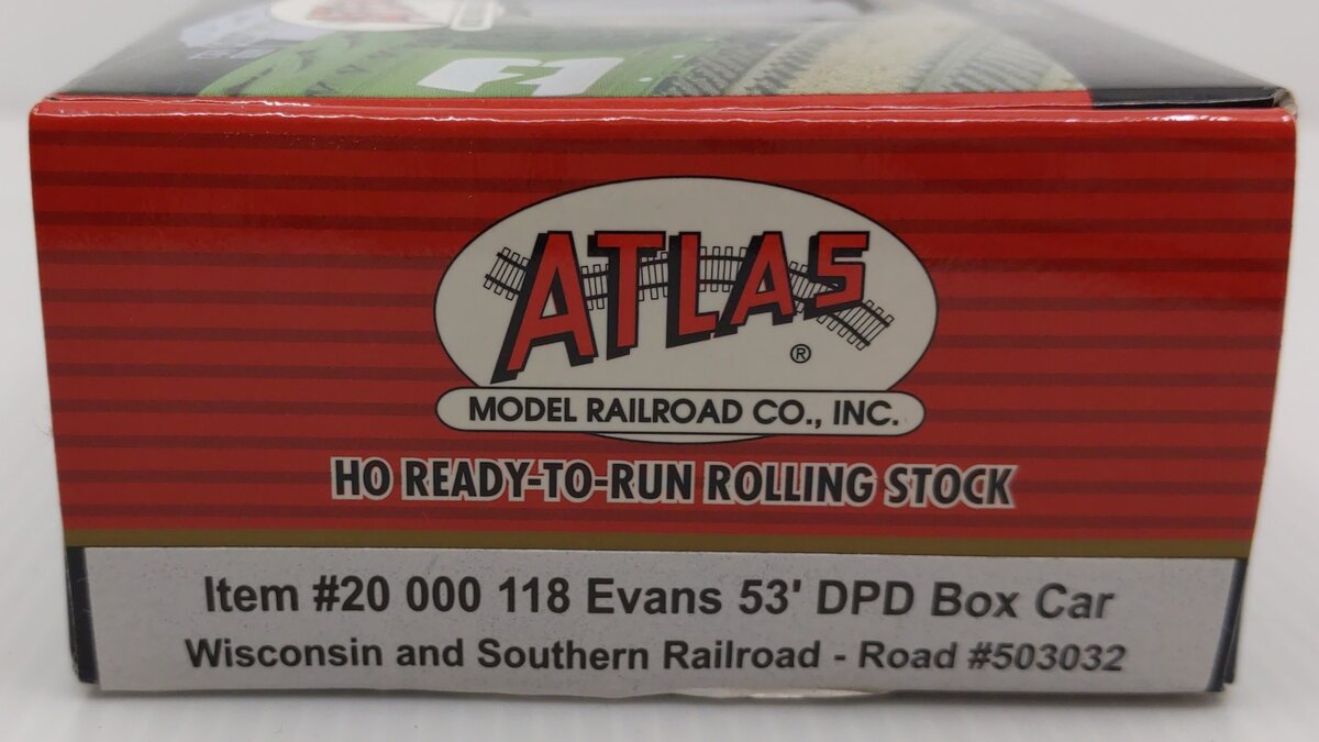 Atlas 20000118 HO Scale W&S 53' Double Plug Door Boxcar #503032