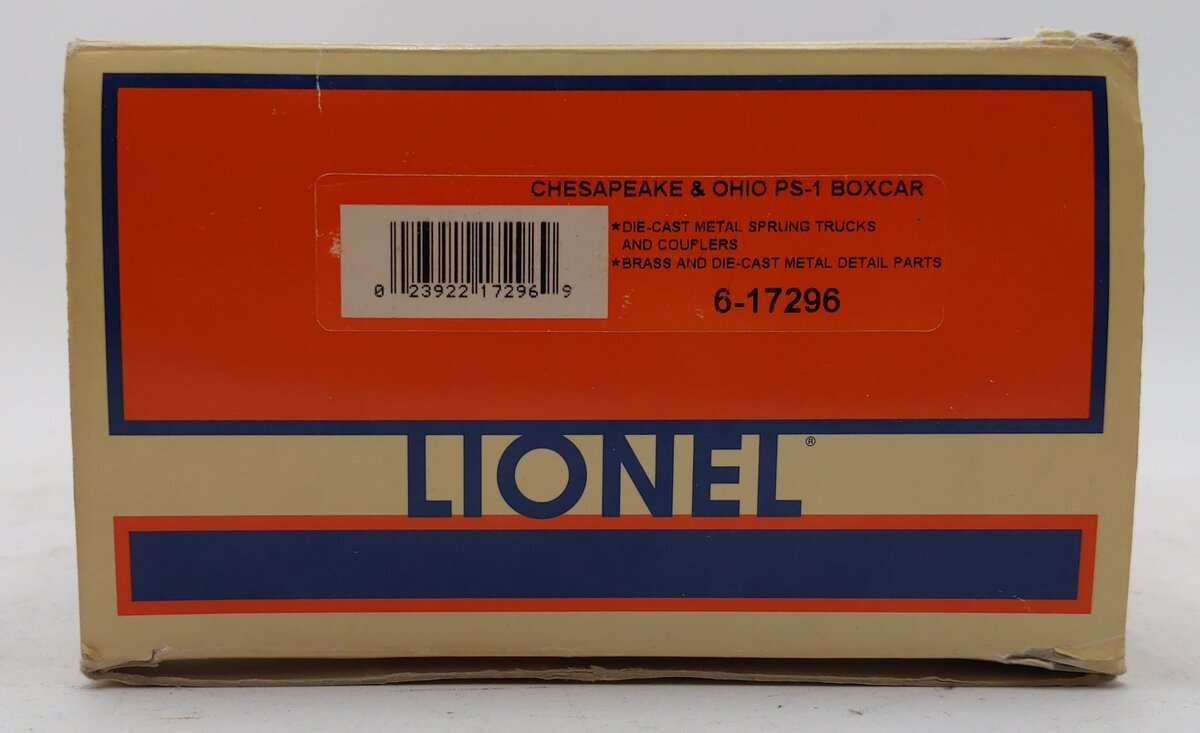 Lionel 6-17296 O Gauge Chesapeake & Ohio PS-1 Boxcar #15153 EX/Box