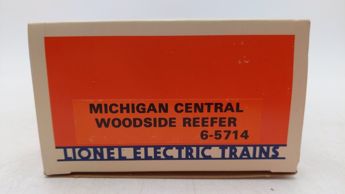 Lionel 6-5714 O Gauge Michigan Central Woodside Reefer LN/Box