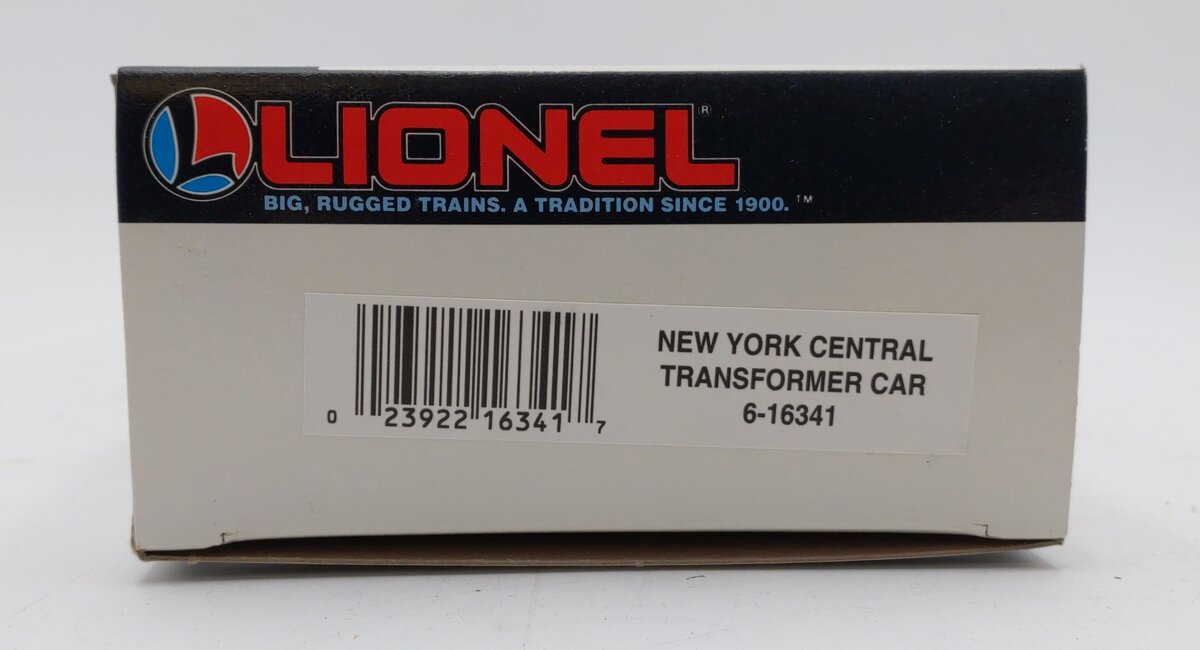 Lionel 6-16341 O Gauge New York Central Transformer Car