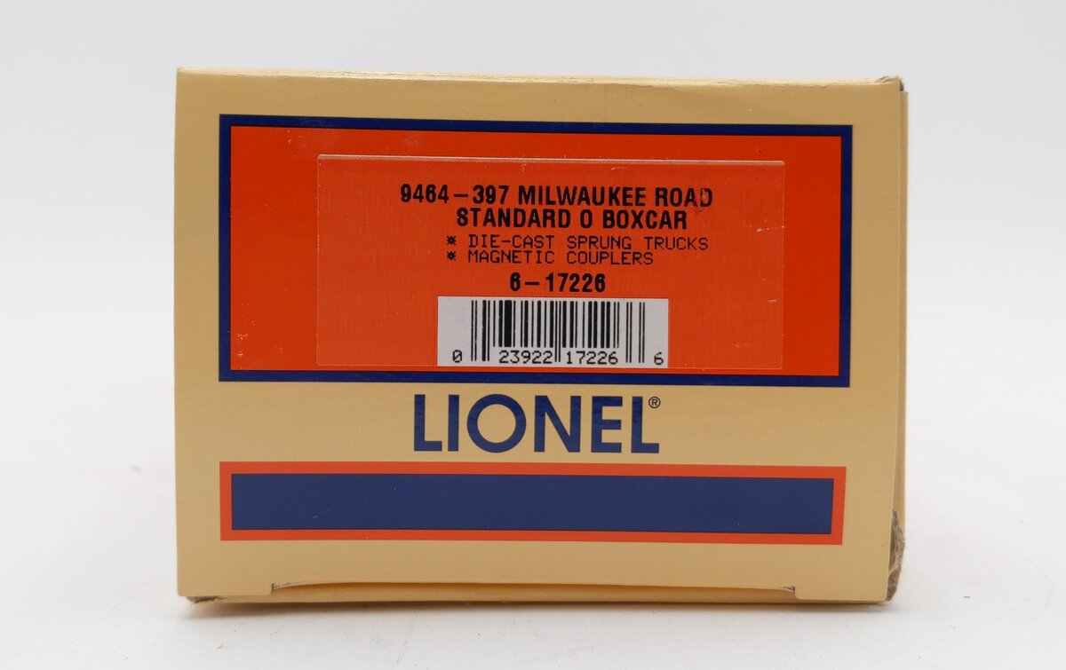 Lionel 6-17226 O Gauge Milwaukee Road Standard Boxcar #9464-397 LN/Box