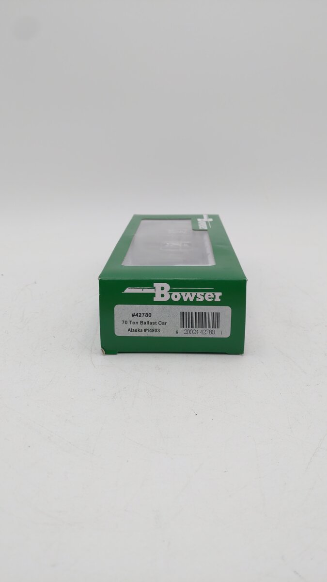Bowser 42780 HO Scale Alaska RR 70 Ton Ballast Car #14903