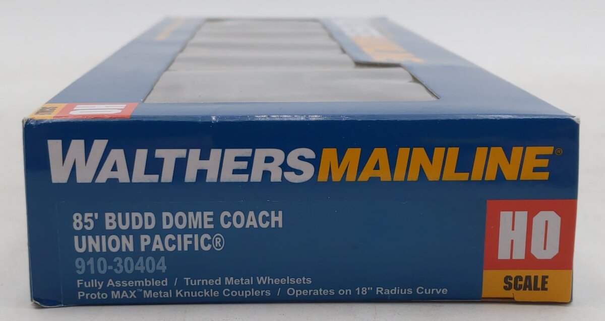 Walthers 910-30404 HO Scale Union Pacific 85' Budd Dome Coach Passenger Car LN/Box