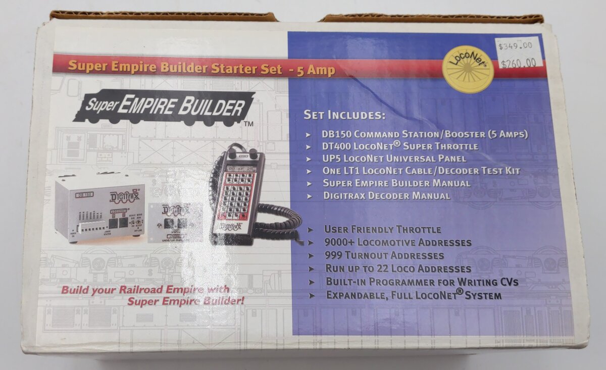 Digitrax SEBX Super Empire Builder Xtra Advanced Digitrax Command Control