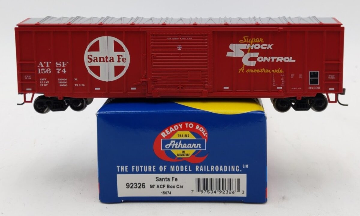Athearn 92326 Santa Fe 50' ACF Boxcar #15674