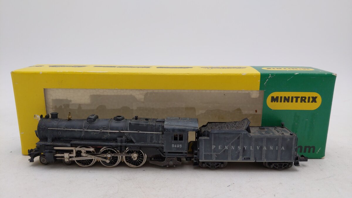 Minitrix 2970 N Scale Pennsylvania 4-6-2 Locomotive & Tender
