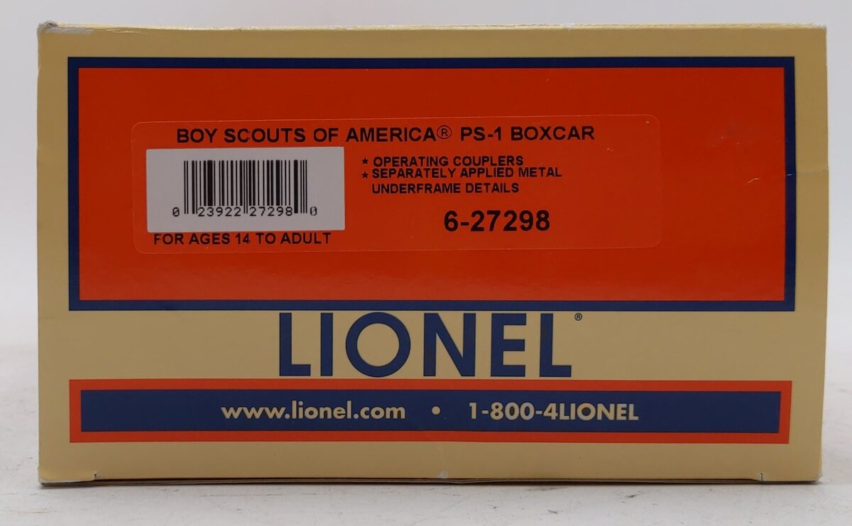 Lionel 6-27298 O Gauge Boy Scouts Of America® PS-1 Boxcar #2010