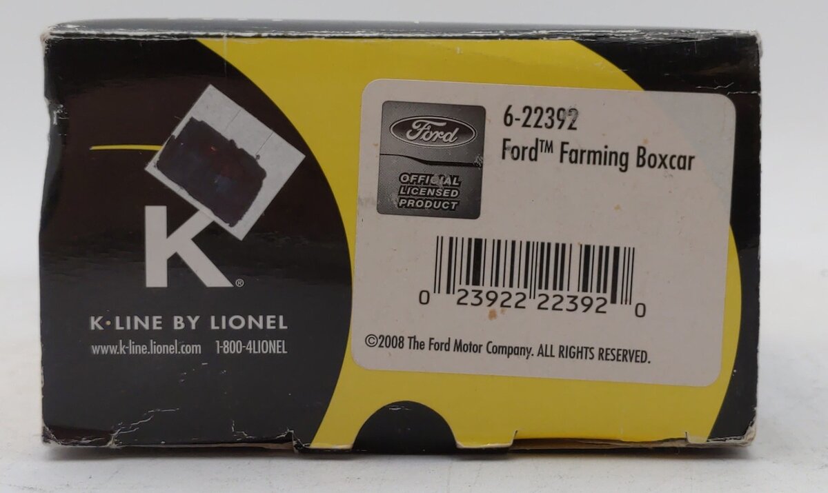 Lionel K-Line 6-22392 Ford Farming Boxcar
