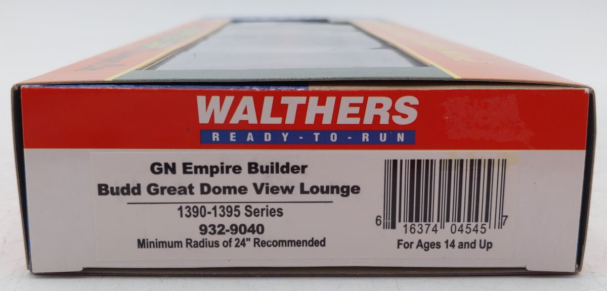 Walthers 932-9040 HO Great Northern Empire Builder Budd Great Dome View Lounge LN/Box