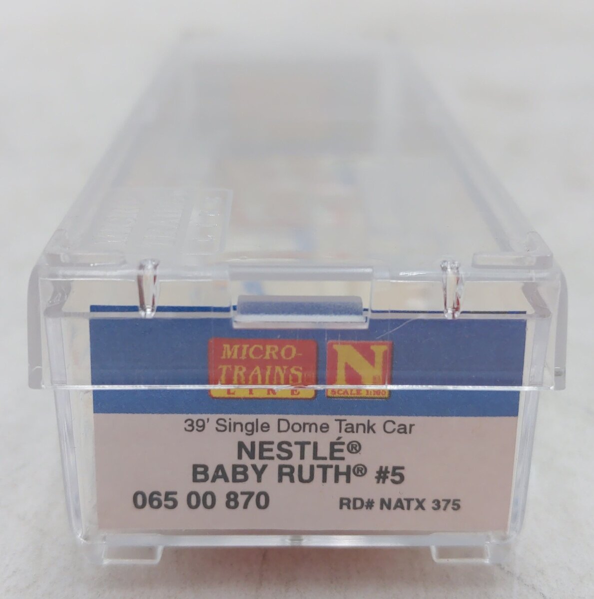 Micro-Trains 06500870 N Scale Nestlé Baby Ruth 39' Single Dome Tank Car #375