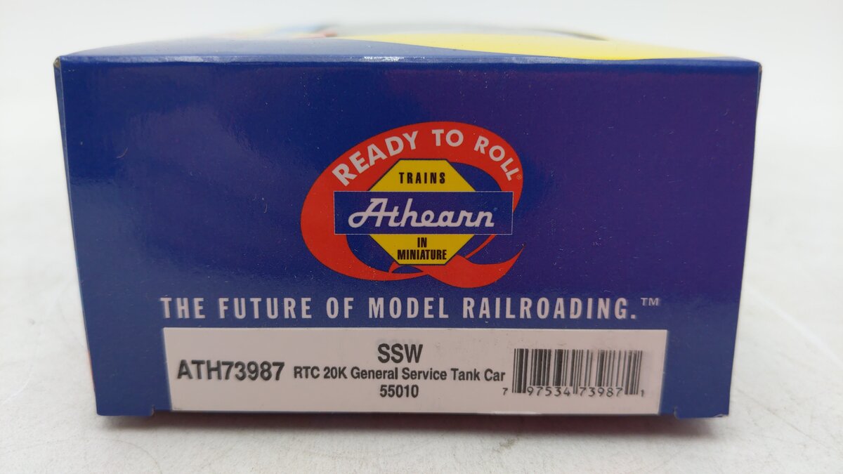 Athearn 73987 HO SSW RTC 20K General Service Tank Car # 55010