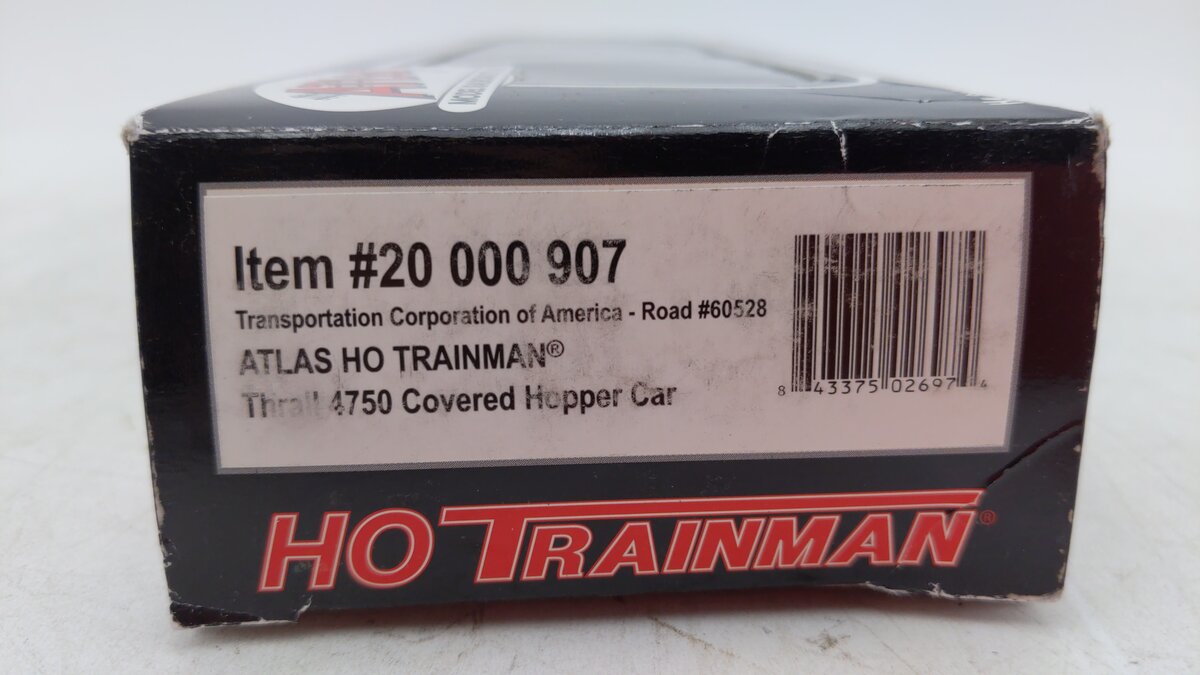 Atlas 20000907 HO Trasportation Corporation Thrall 4750 Covered Hopper Car#60528