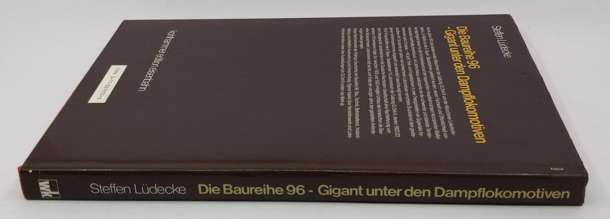 Die Baureihe 96 Hardcover Book By Steffen Lüdecke VG