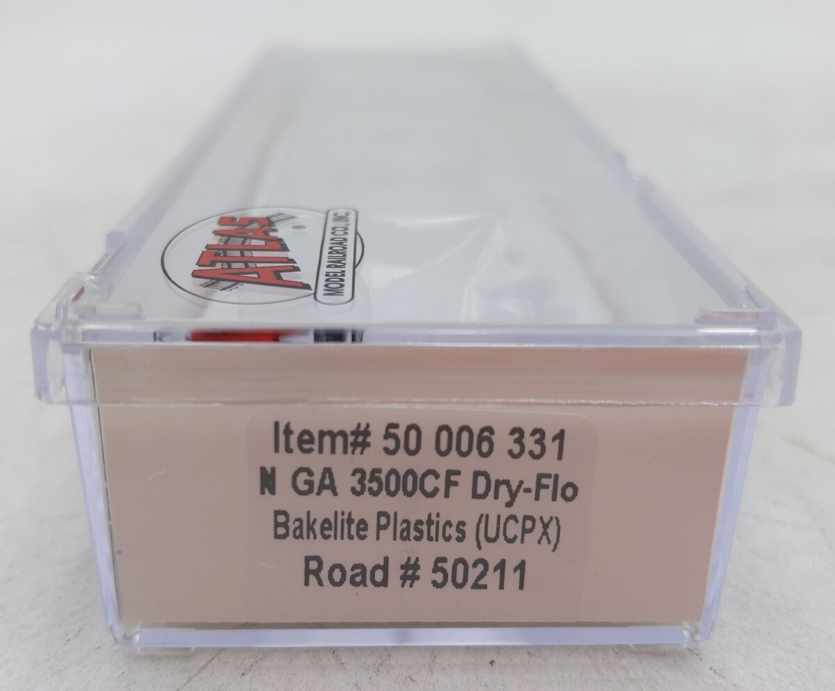 Atlas 50006331 N Bakelite Plastics RTR 3500 Dry-Flo Covered Hopper #50211