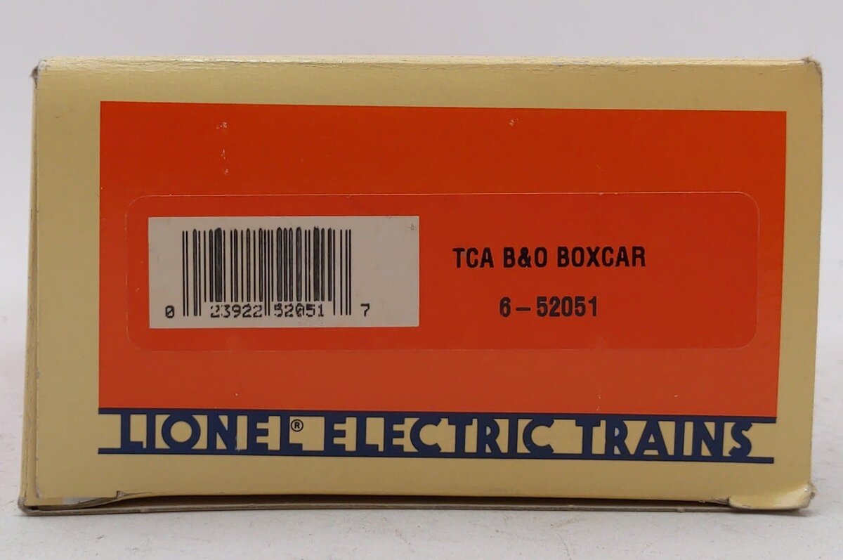 Lionel 6-52051 O Gauge Baltimore & Ohio TCA "Sentinel" Boxcar #6464095 NIB