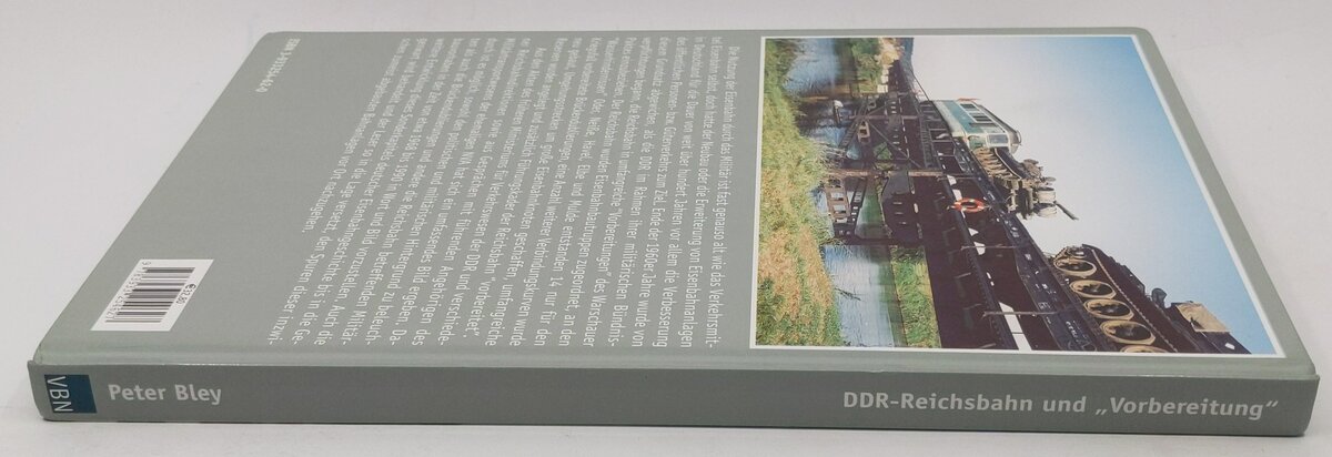 DDR-Reichsbahn und 'Vorbereitung' Hardcover Book By Peter Bley LN