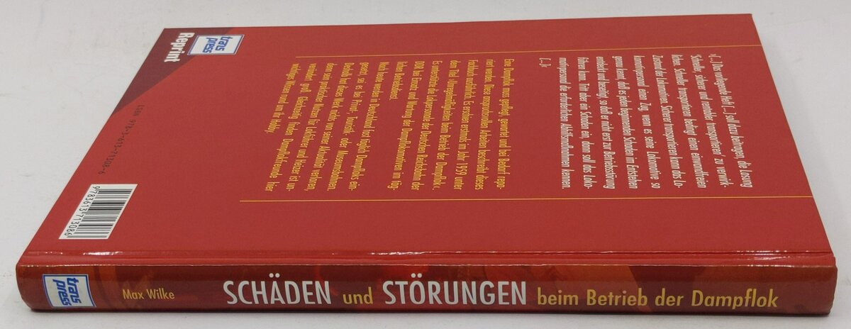 Schäden und Störungen beim Betrieb der Dampflok Hardcover Book By Max Wilke LN