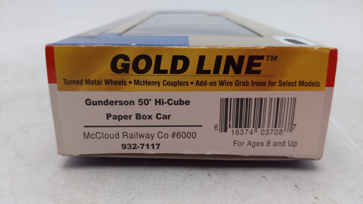 Walthers 932-7117 HO McCloud Railway Co. Gunderson 50' Hi Cube Box Car #6000