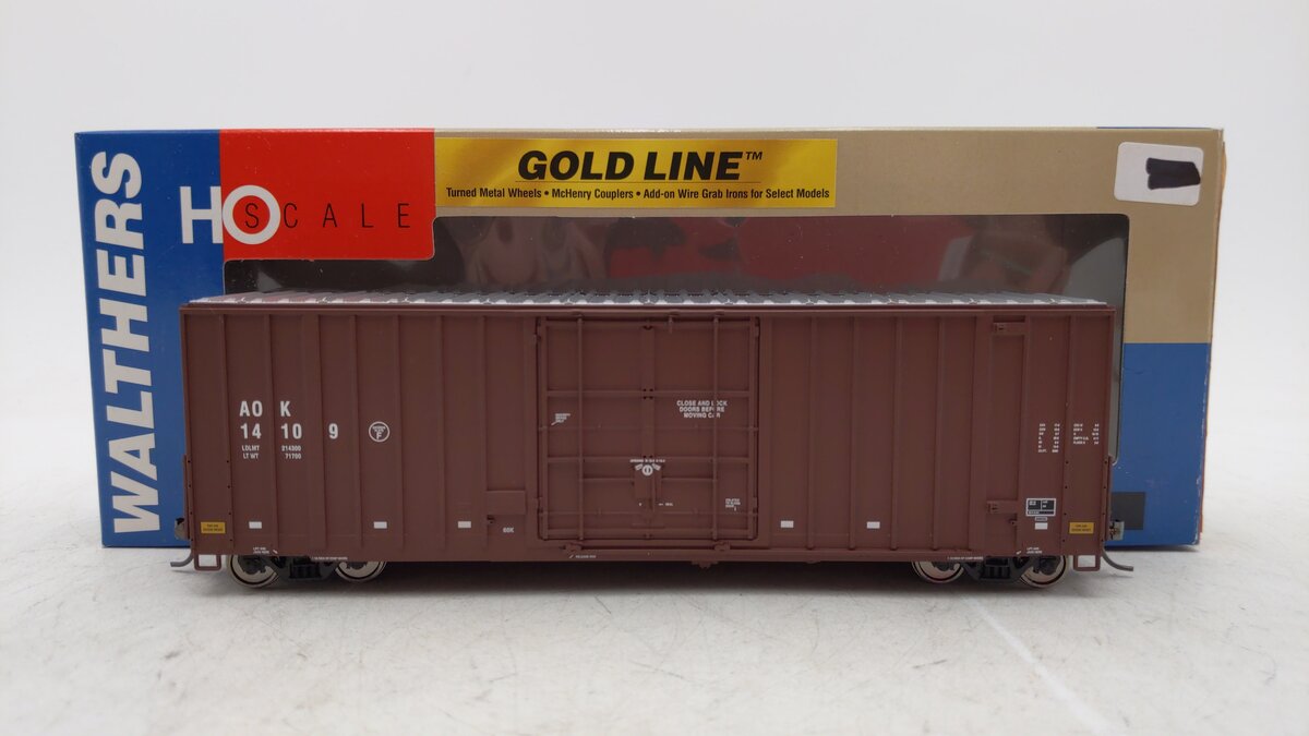 Walthers 932-7119 HO Scale AOK 50' High Cube Paper Boxcar #14109