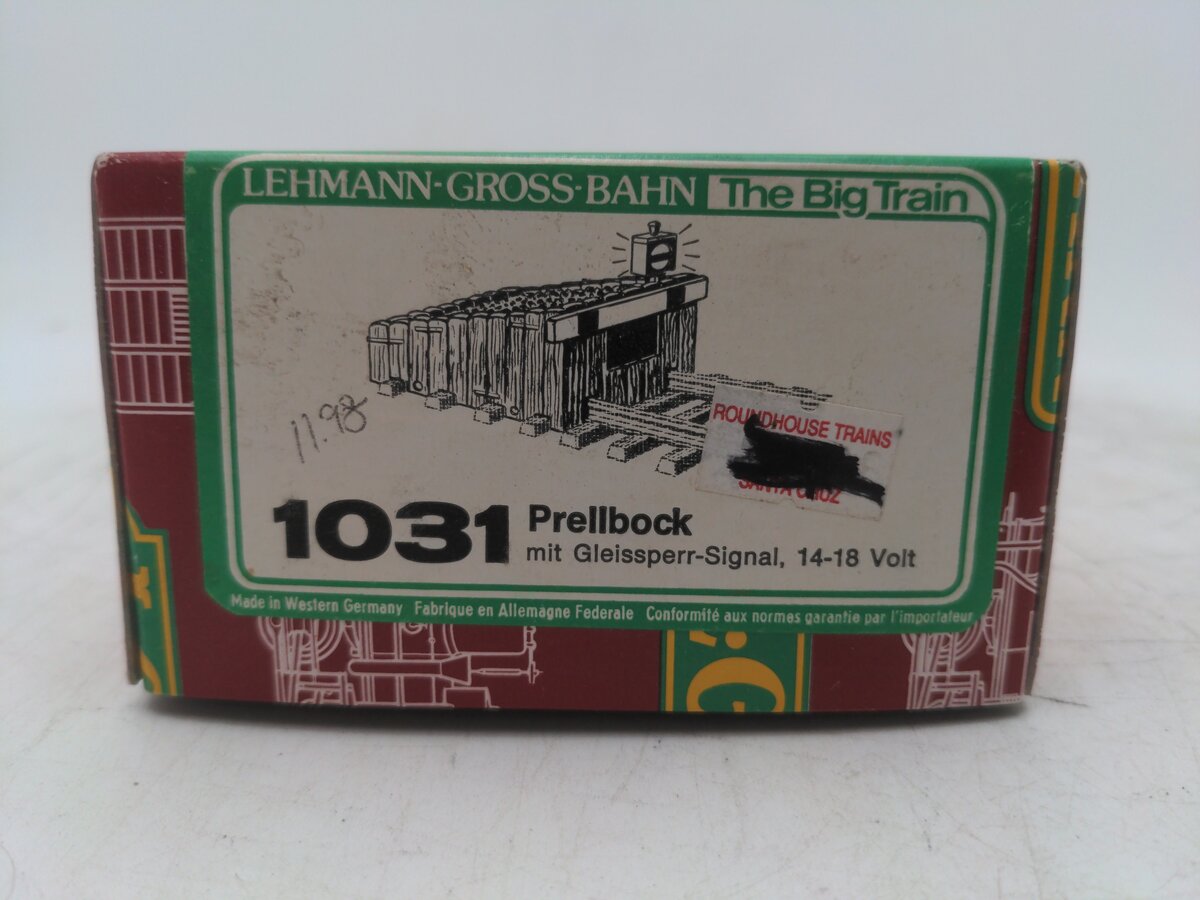 LGB 1031 G Scale Lighted Bumper EX/Box