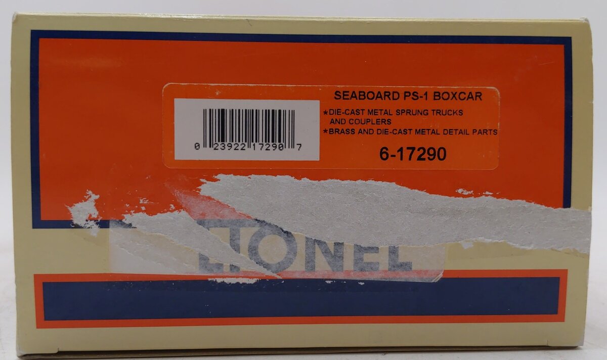 Lionel 6-17290 O Gauge Seaboard PS-1 Boxcar #24452