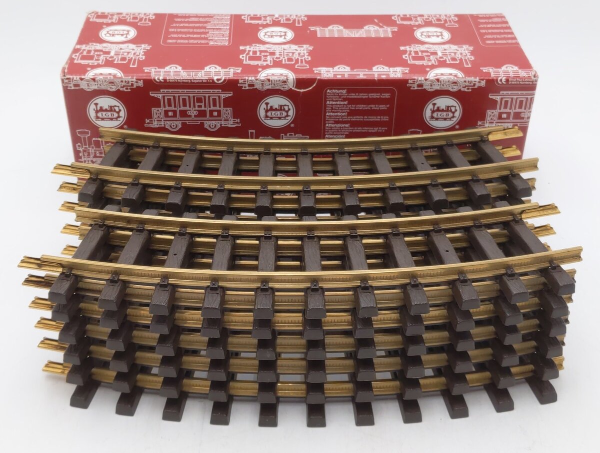 LGB レーマン Gゲージ 曲線レール No.11000 R1 / 12本セット LGB レーマン Gゲージ 曲線レール No.11000 R1 / 12本セット LGB