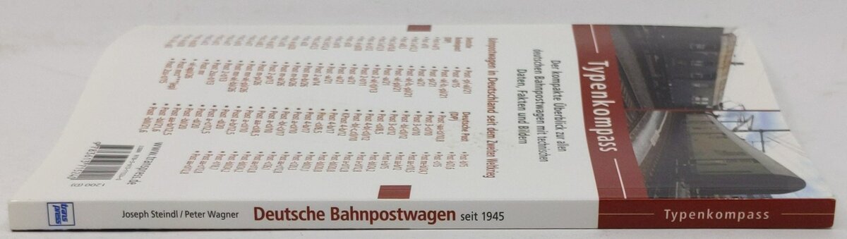 Deutsche Bahnpostwagen seit 1945 Paperback Book By Peter Wagner, Joseph Steindl EX