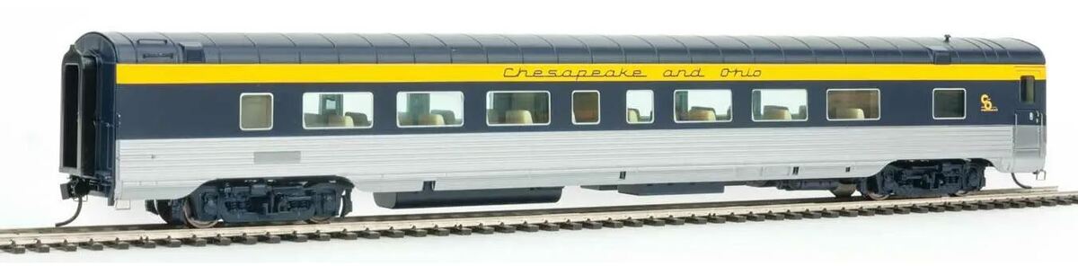 Walthers 920-9502 HO Chesapeake & Ohio 85' Pullman-Standard 52-Seat Coach LN/Box
