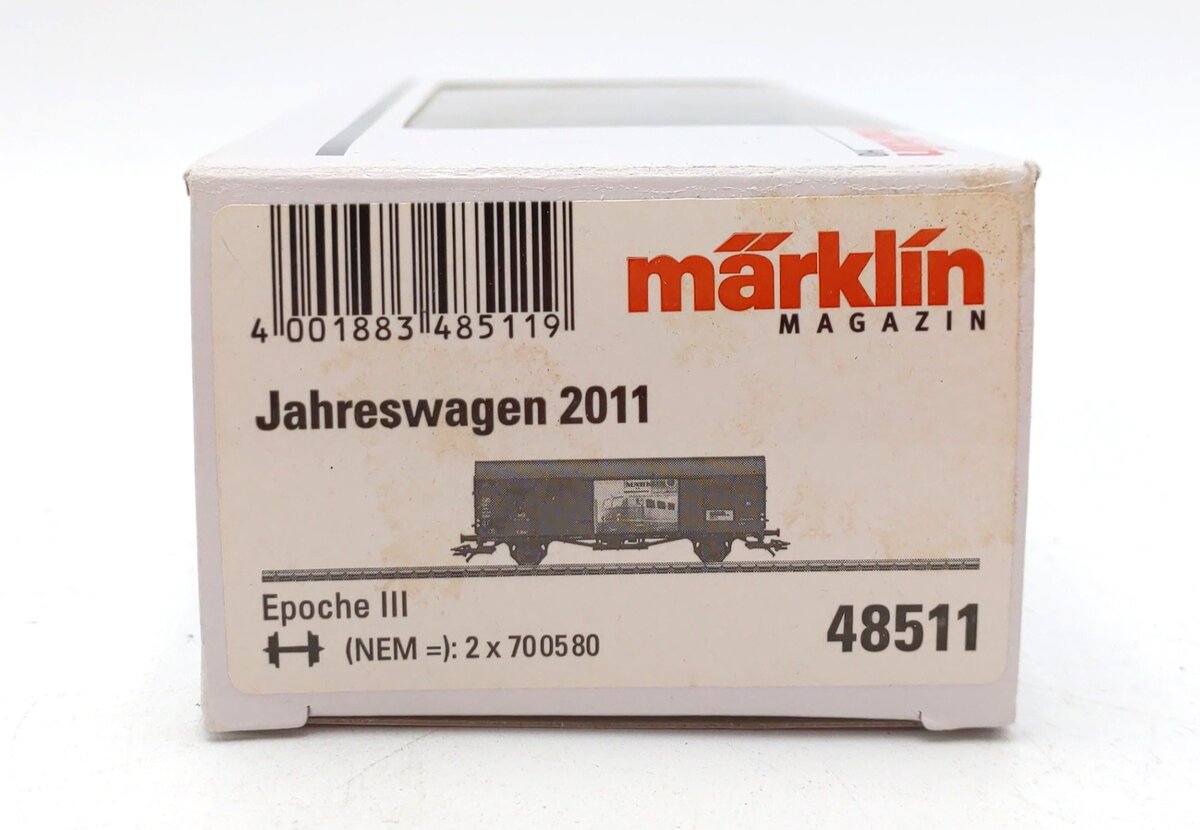 Marklin 48511 HO 2011 Marklin Magazine Car