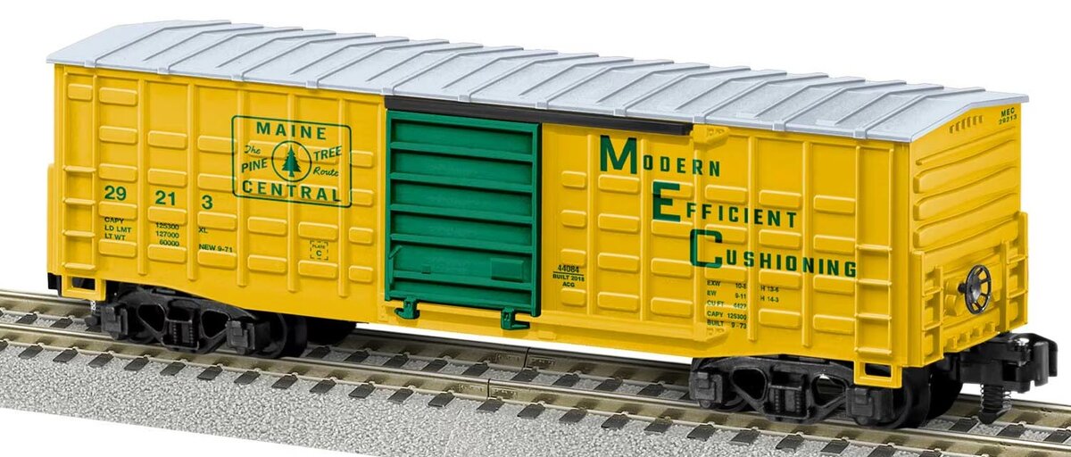 American Flyer 6-44084 S Gauge Maine Central Waffle Boxcar #29213