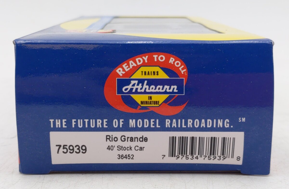 Athearn 75939 D&RGW HO RTR 40' Stock Car #36452