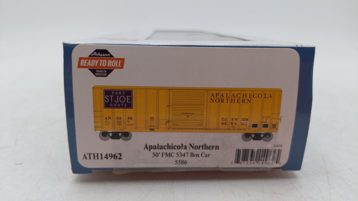 Athearn 14962 HO Apalachicola Northern 50' FMC 5347 Boxcar #5586 - RTR
